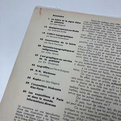 Art D’Aujourd’hui magazine journal Series 3 | No 3-4, February-March 1952