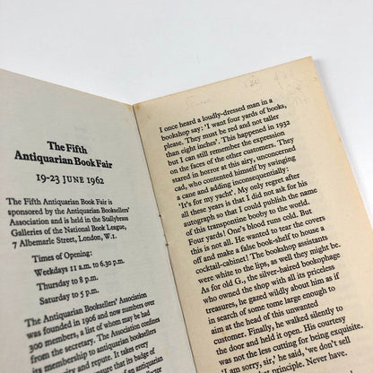 The Fifth Antiquarian Book Fair held at The National Book League 19-23 June 1962 | Handlist of Exhibitors