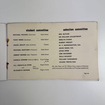 Young contemporaries | RBA Galleries, London, 1957