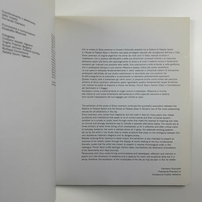Silvia Levenson | Galleria Credito Valtellinese, 2001 catalogue