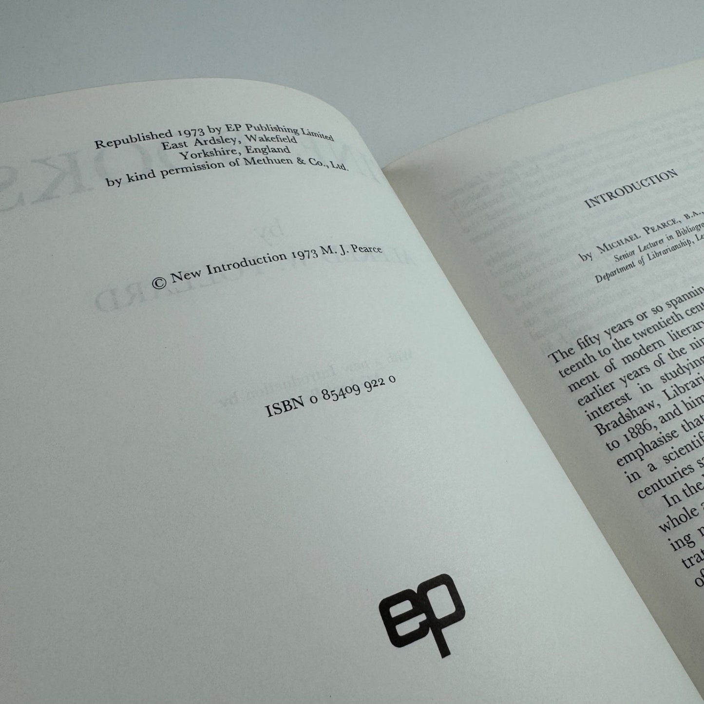 Fine Books by Alfred W. Pollard | EP Publishing Ltd, republished 1973
