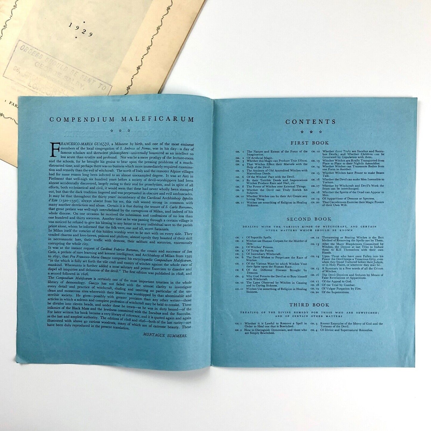 Two promotional leaflets relating to John Rodker Publisher, 1929