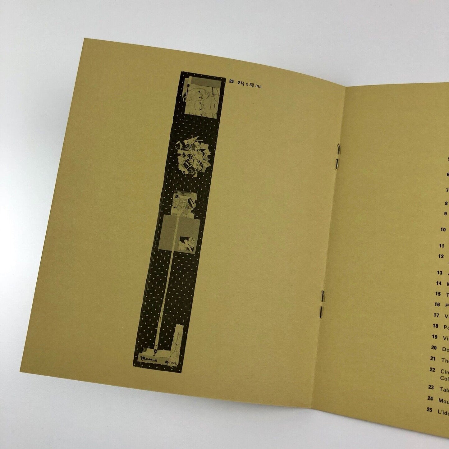 E.L.T. Mesens | Grosvenor Gallery exhibition catalogue | 1961