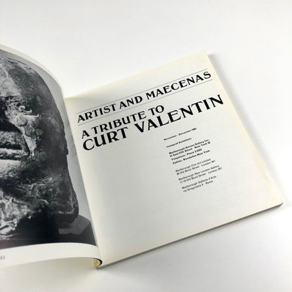 Artist and Maecenas – A Tribute to Curt Valentin | Marlborough-Gerson gallery catalogue, 1963