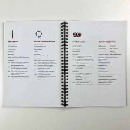 Paradigma – exhibition catalogue | Birmingham City Uni / Escola Massana 2009