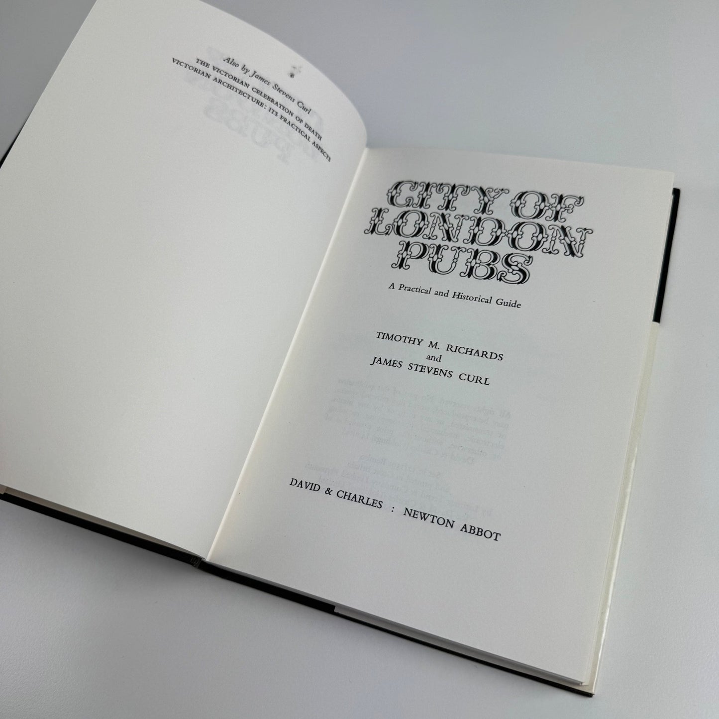 City of London Pubs by Timothy M. Richards & James Stevens Curl, 1973