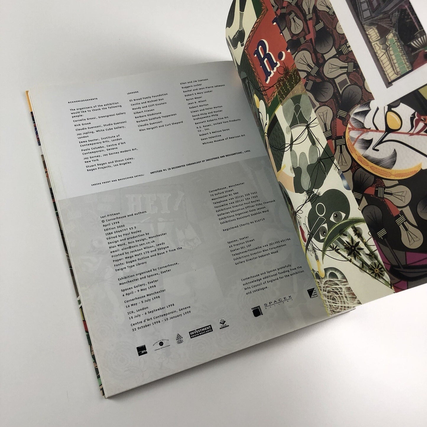 Lari Pittman Paintings 1992-1998 | Cornerhouse, Spacex Gallery catalogue | Edition printed in 2000