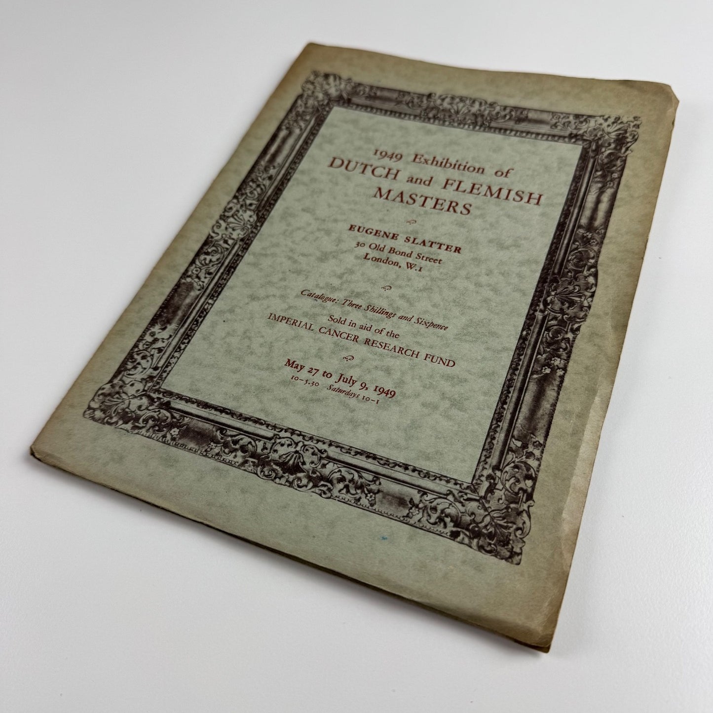 1949 Exhibition of Dutch and Flemish Masters | Eugene Slatter, London, 1949