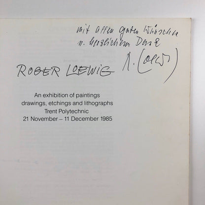 Roger Loweig paintings drawings etchings lithographs Trent Polytechnic 1985