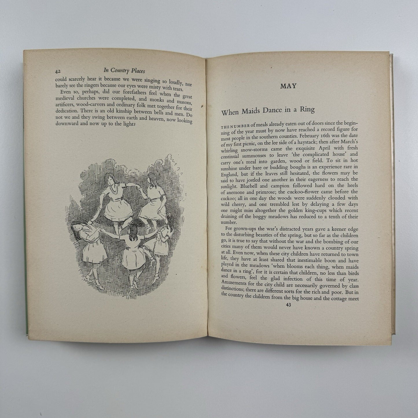 In Country Places by Eiluned Lewis – illustrated by Gilbert Spencer | Country Life, 1951