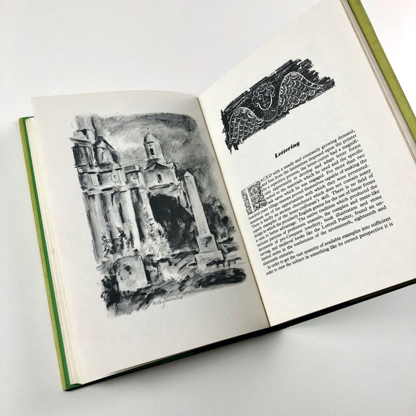 Of Graves and Epitaphs by Kenneth Lindley | frontispiece and endpapers by John Piper | Hutchinson, 1965