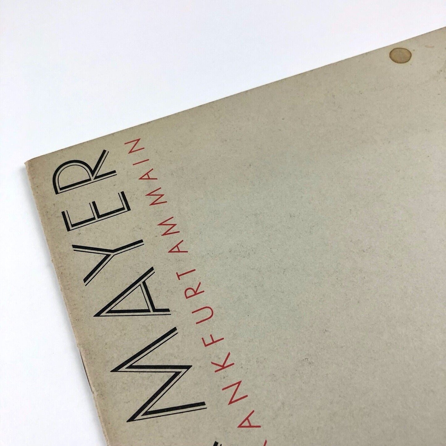 LUX – Zur Schönen [Jacob] Erbar-Grotesk | Type specimen | Ludwig & Mayer 1930s?