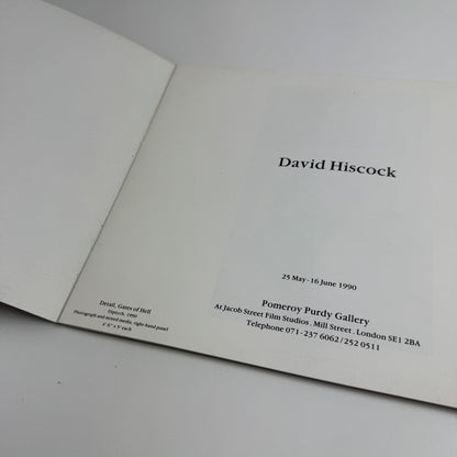 David Hiscock | Pomeroy Purdy Gallery, London, 1990