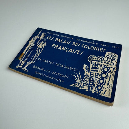 Souvenir 24 postcards. Exposition Coloniale Internationale Les Palais Françaises, Paris, 1931