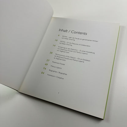 RO'MA - Rosemarie Trockel and Markus Lüpertz, 2006 Akademos exhibition catalogue