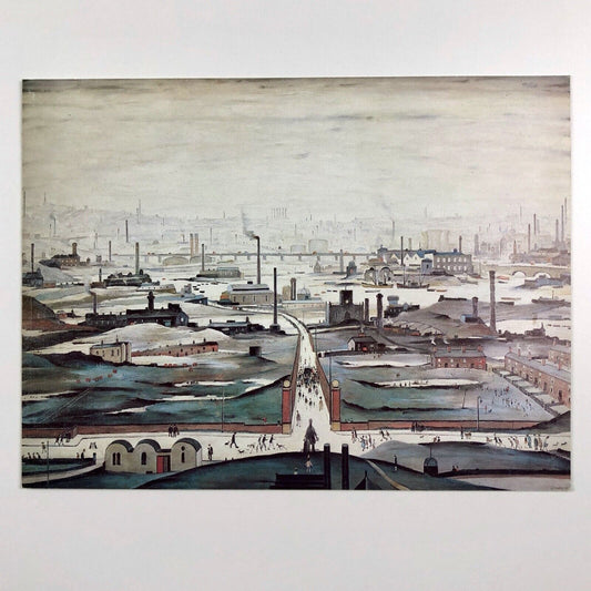 L.S. Lowry. | Promotional card for exhibition held at Crane Kalman Gallery | Undated