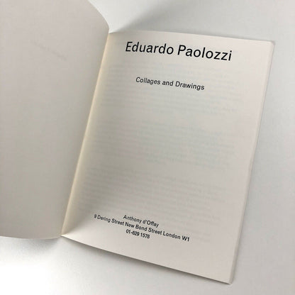 Eduardo Paolozzi. Collages and Drawings | Anthony d’Offay catalogue, 1977