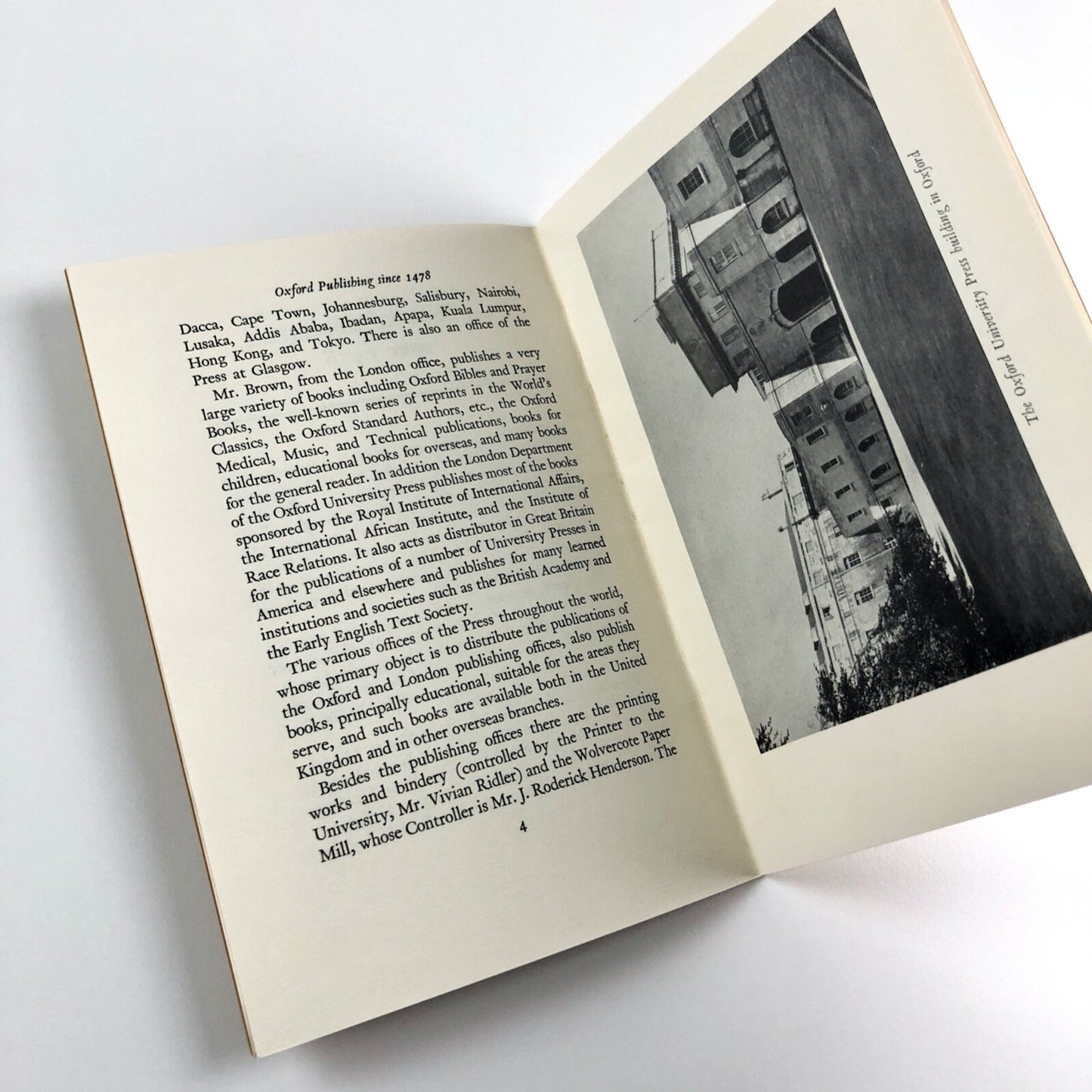 Oxford Publishing since 1478 by Derek Hudson | Oxford University Press, 1966 edition