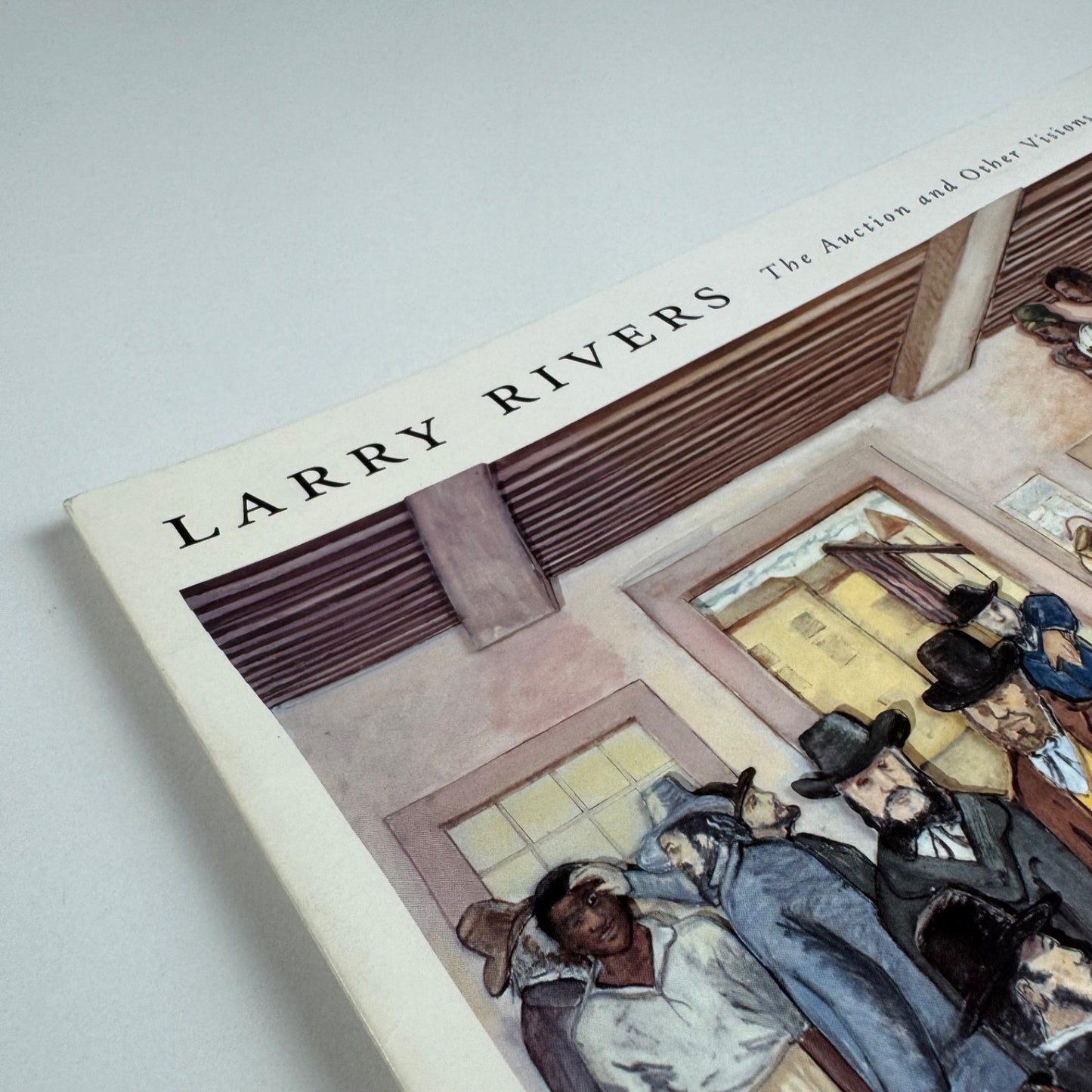 Folding card Larry Rivers. The Auction and Other Visions of Slavery Marlborough, New York, 1994