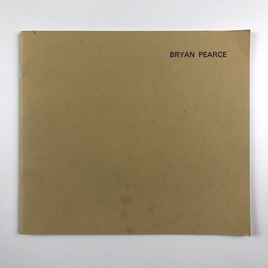 Bryan Pearce. Paintings and Drawings – exhibition catalogue booklet | Victor Waddington, London 1978