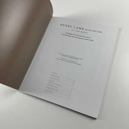 Henry Lamb RA In Arcadia. Paintings from the interwar years and drawings from the Henry Lamb Estate | Messums, 2022