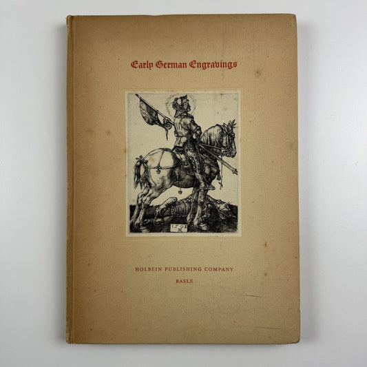 Early German Engravings Holbein Publishing Co Basle ed Peter Halm 1946