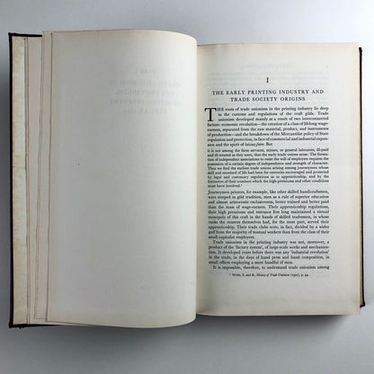 The Typographical Association | Origins and History up to 1949 by A. E. Musson | Oxford University Press, 1954