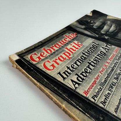 Gebrauchsgraphik International Advertising Art Sep 1930 Vol 7 no 9 edited by Professor HK Frenzel