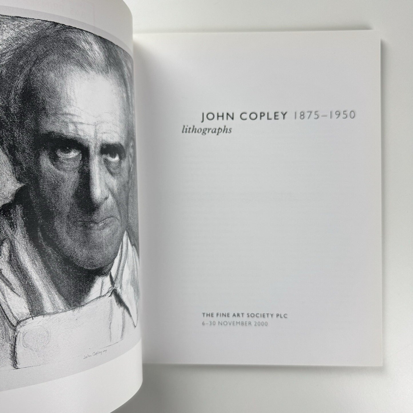John Copley 1875–1950: Lithographs | The Fine Art Society catalogue, 2000