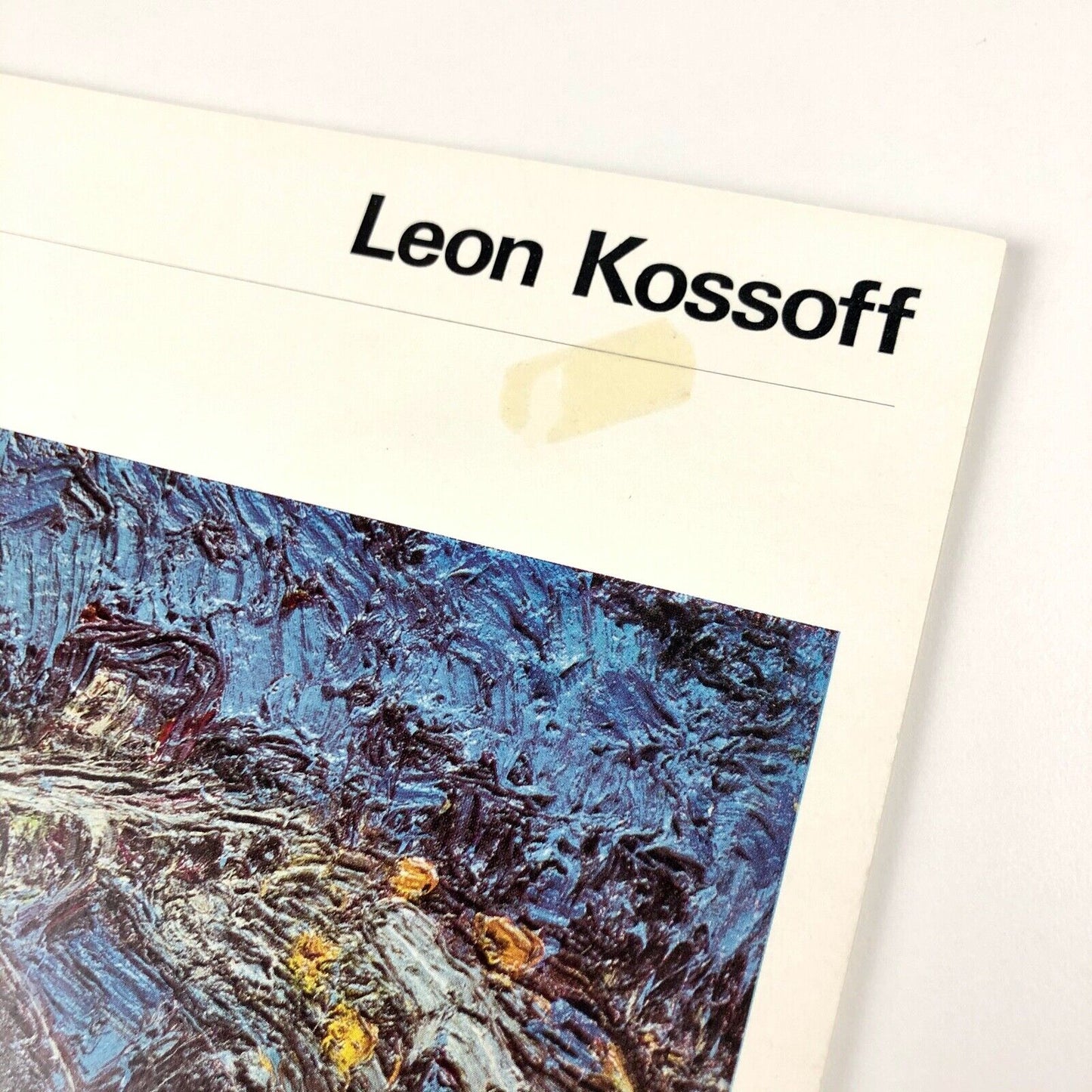 Leon Kossoff, Marlborough Fine Art London | April 1968 | Typography by Gordon House