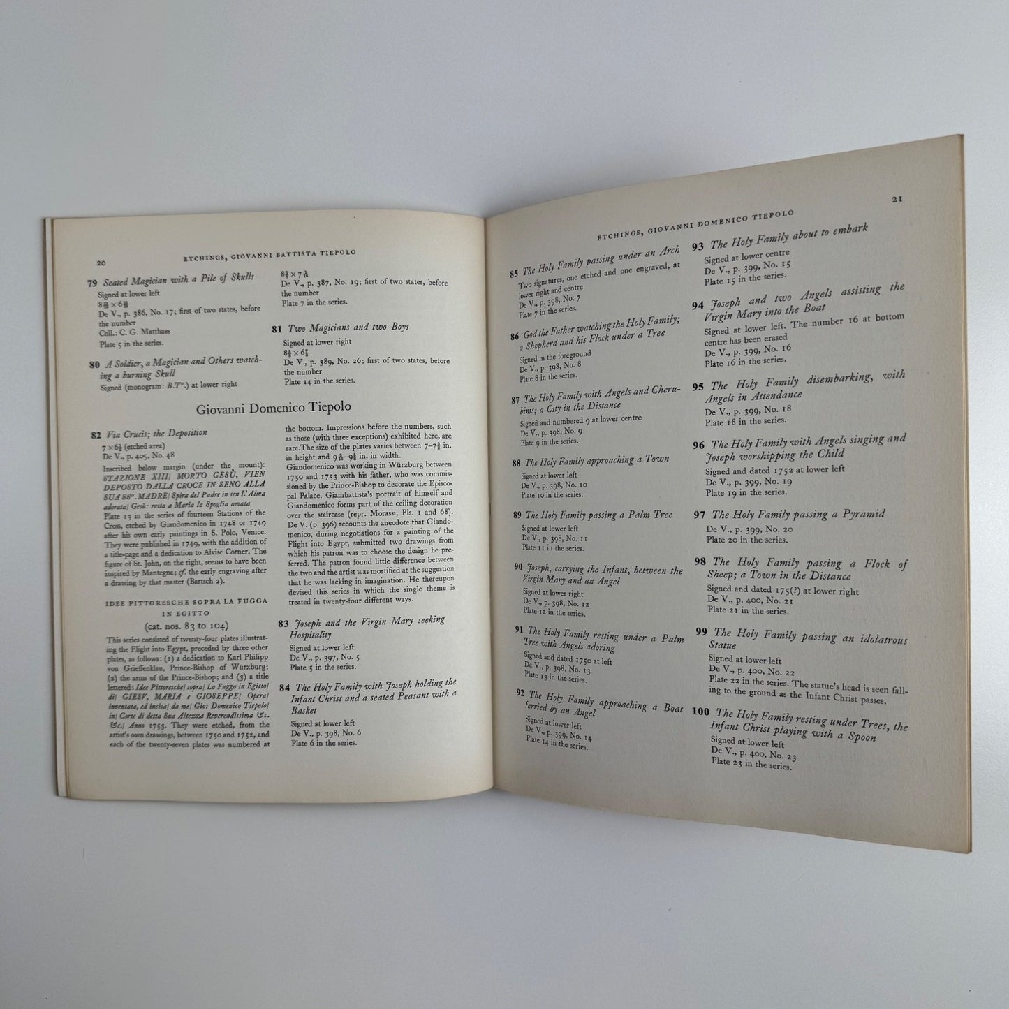 Giovanni Battista & Giovanni Domenico Tiepolo Arts Council Gallery 1955 + private view invitation and typed press release