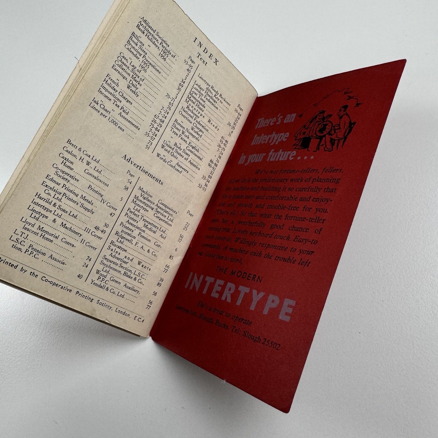 1955 Compositors and Printers Handbook | Compiled by W.F. Potts