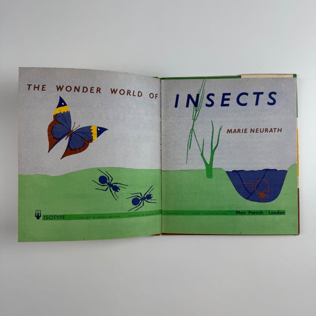 The Wonder World of Insects by Marie Neurath | Max Parrish, 1953 Isotype