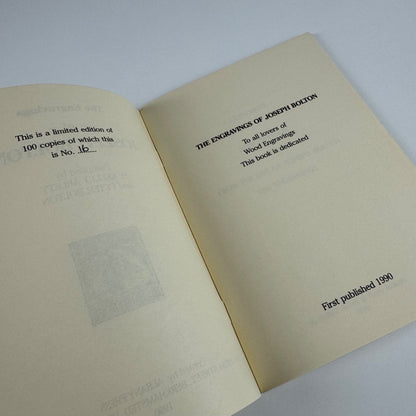 The Engravings of Joseph Bolton 1901-1988 compiled by H. Kellet Ablett Peter Bolton | Albany Press, 1990