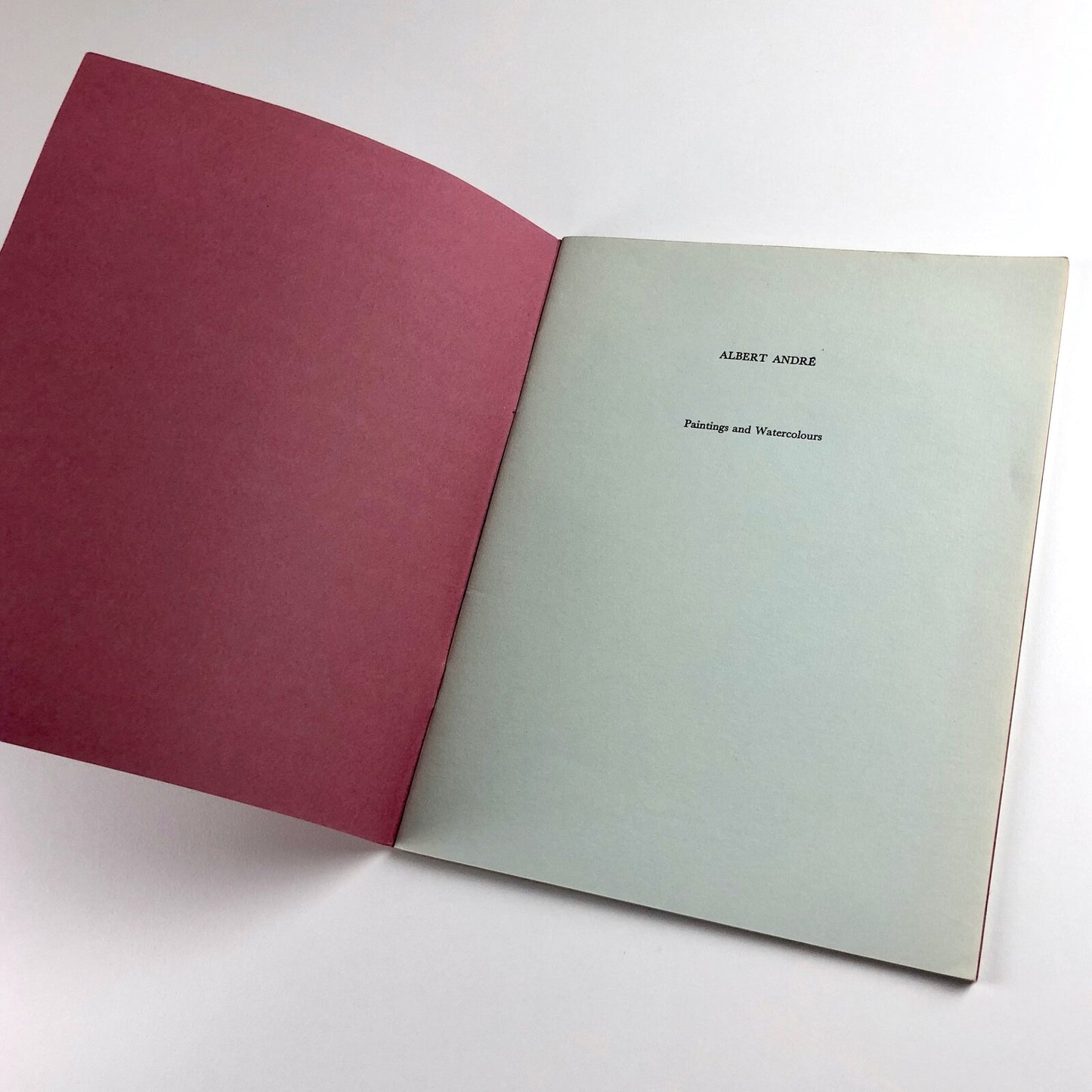 Albert André – Paintings and Watercolours | Wildenstein & Co catalogue, 1970
