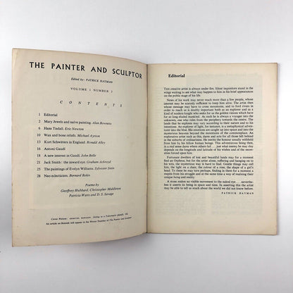 The Painter & Sculptor: A Journal of the Visual Arts | Vol. 1 No. 3, Autumn, 1958