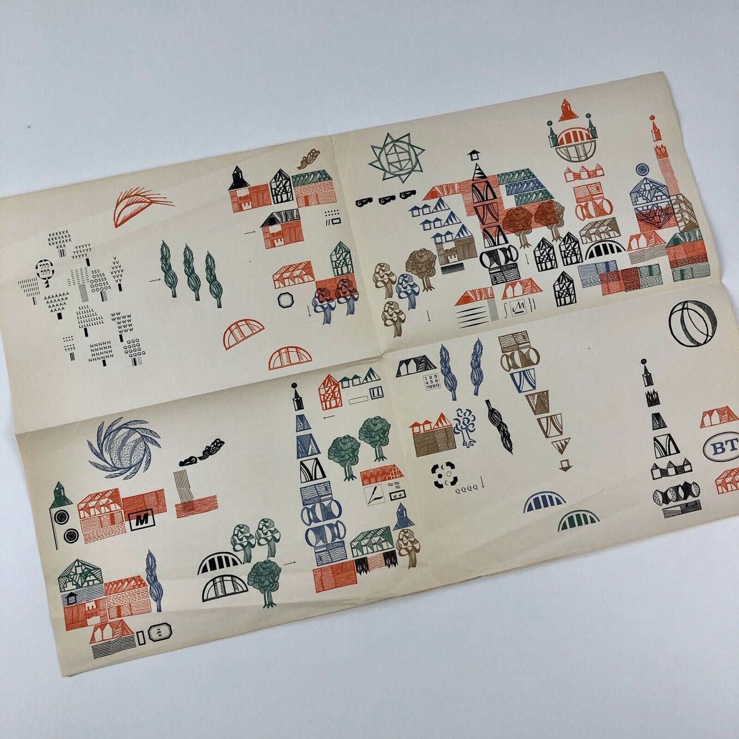 Bauer Type Foundry | Seasons Greetings insert for Soldans Ltd | design and wood-engravings by Otto Rohse