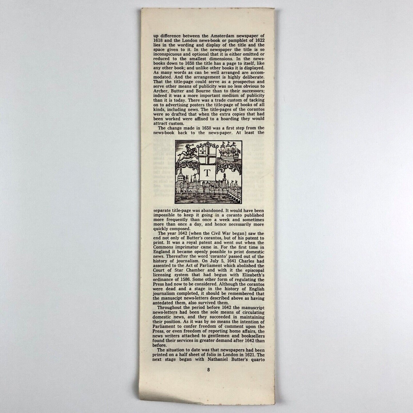 The Origins of the Newspaper | Stanley Morison ATypI 1971 Linotype | AtypI (Association Typographique Internationale)