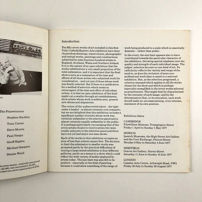 Tolly Cobbold | Eastern Arts National Art Exhibition | 1977 catalogue
