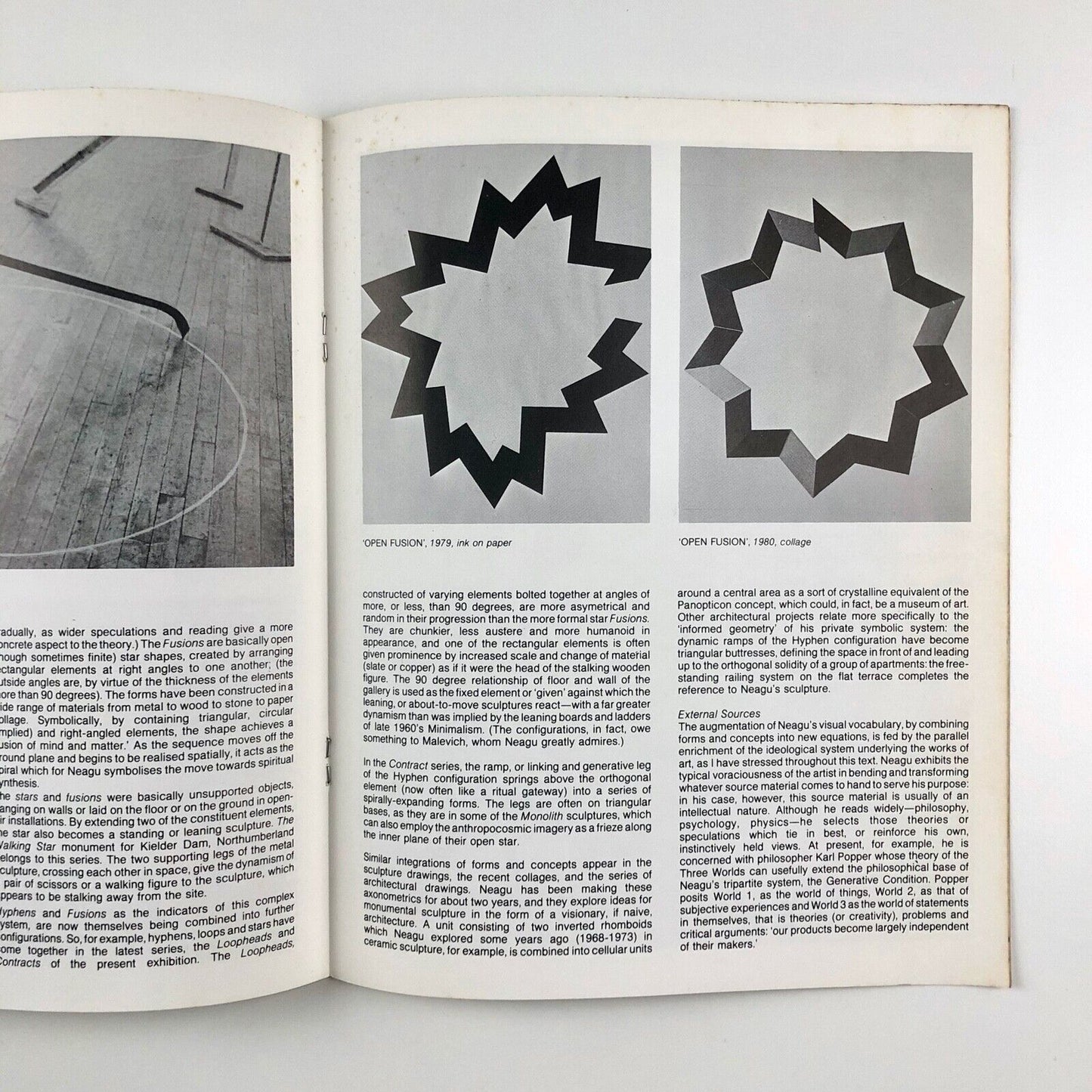 Paul Neagu Writhing Space Ceolfrith Gallery | Laing Art Gallery, 1981/2 inscribed by the artist