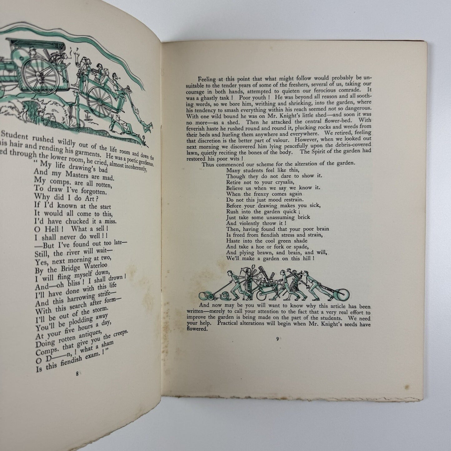 The Quintain. A second essay in book production | Hornsey School of Art, 1930