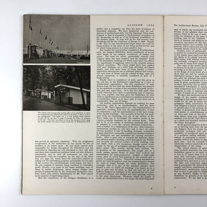 The Architectural Review - The Glasgow Exhibition, 1938