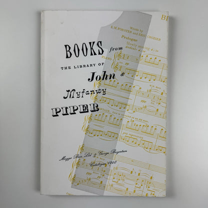 Books from the library of John & Myfanwy Piper | Maggs Bros & George Bayntun 1240
