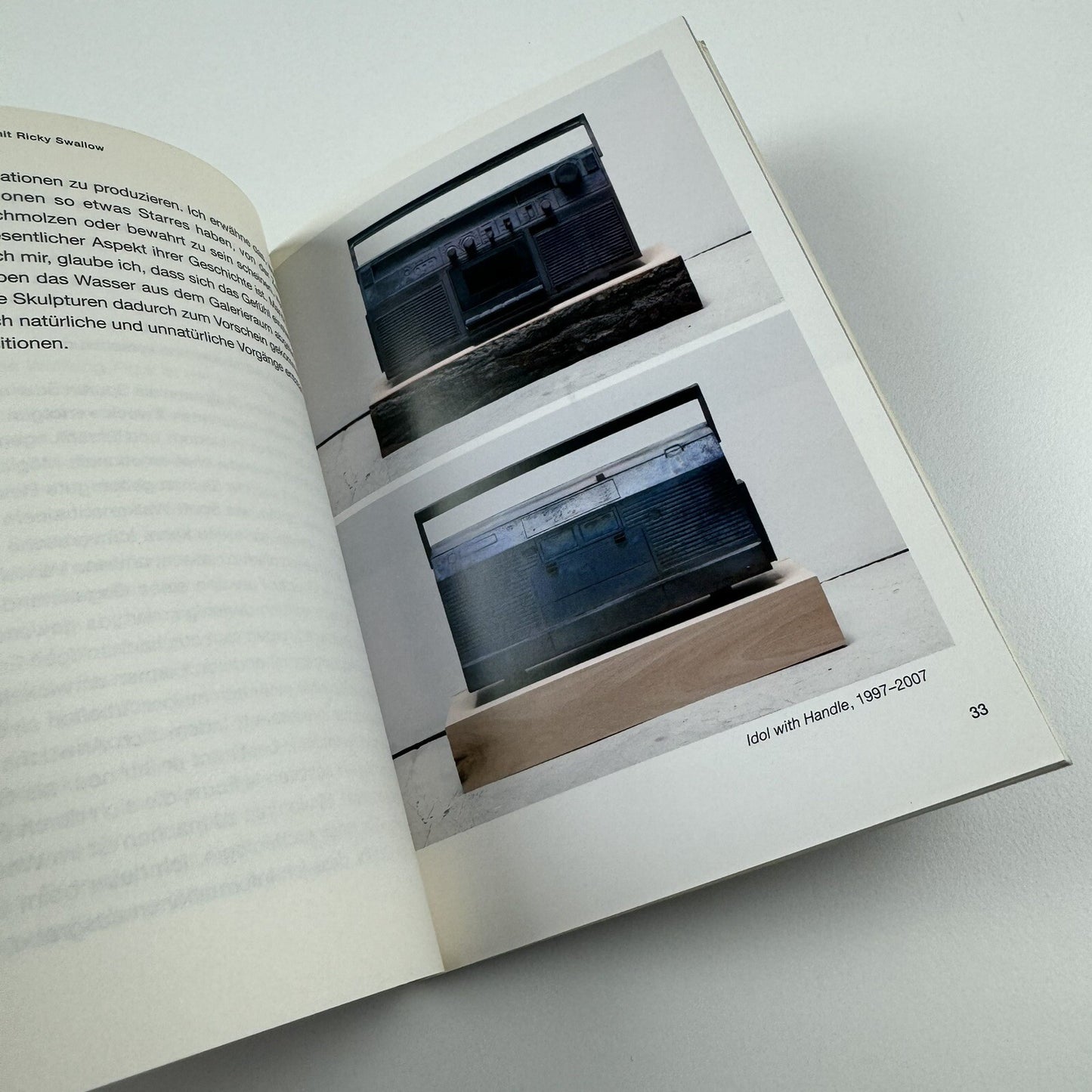 Ricky Swallow. Younger Than Yesterday | Kunsthalle Wien 2007 catalogue