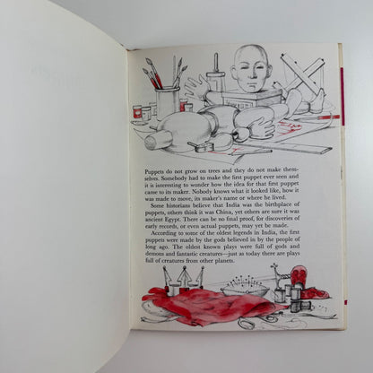Let’s Look at Puppets by A.R. Philpott | Frederick Muller, 1966 illustrated by Norma Burgin