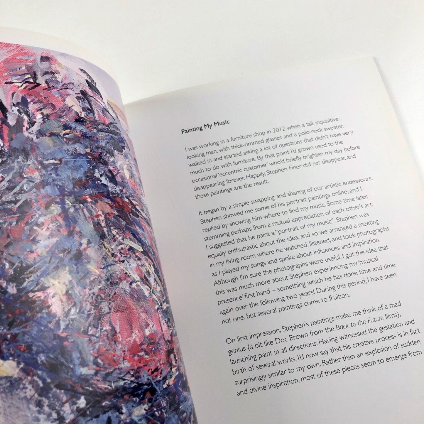 Stephen Finer. Merlyn Driver recording & other paintings | Art Space Gallery catalogue, 2015