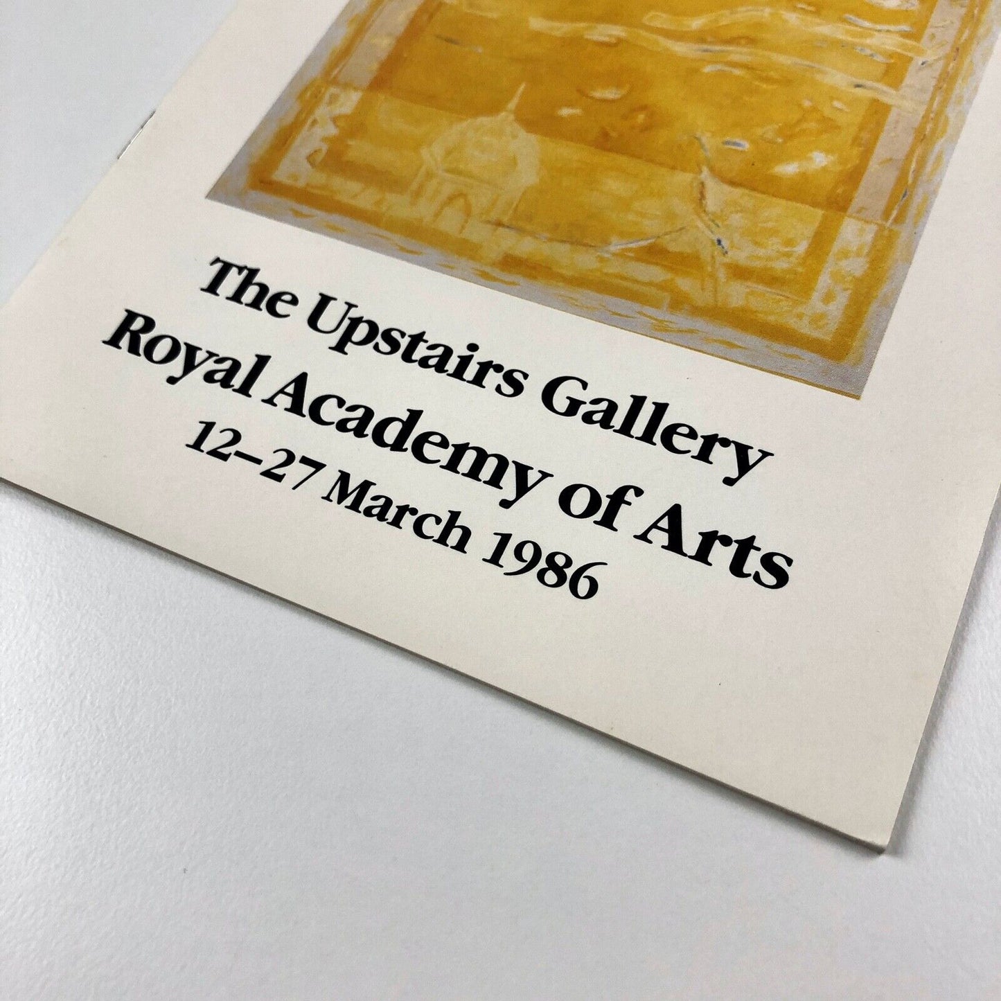 Ten Scottish Painters. The Upstairs Gallery | Royal Academy of Arts catalogue booklet, 1986