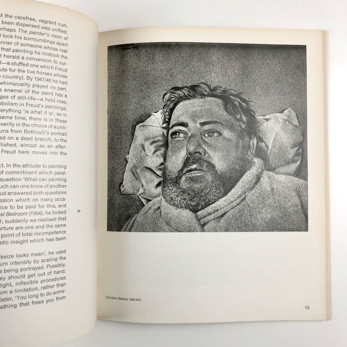 Lucian Freud – Arts Council travelling exhibition | 1974 catalogue