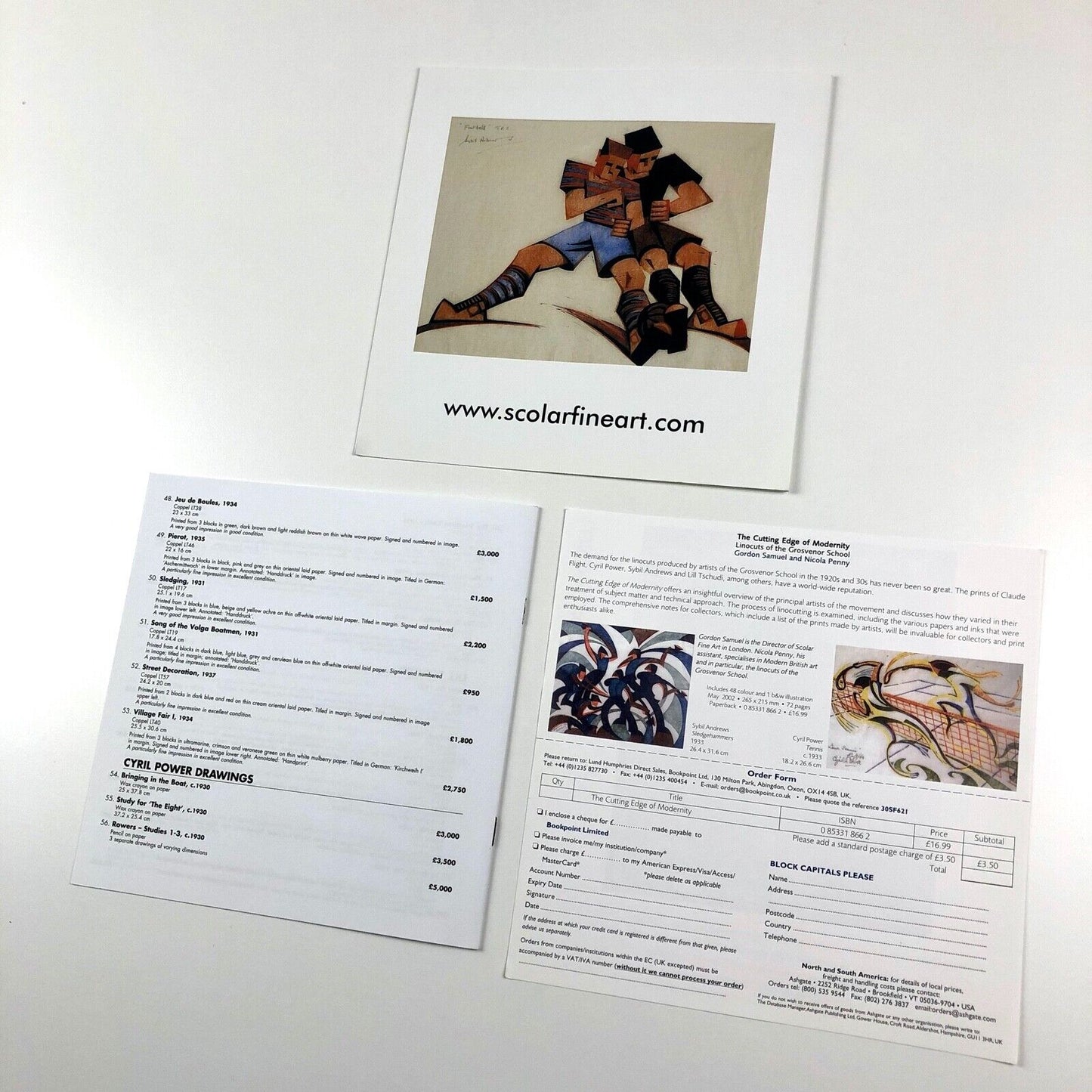 The Cutting Edge of Modernity. Linocuts of the Grosvenor School | Scolar Fine Art, 2002