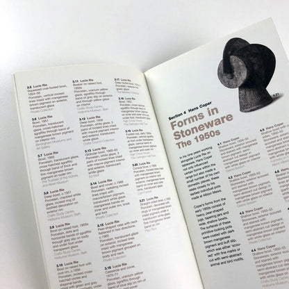 Lucie Rie & Hans Coper – Potters in Parallel | Barbican gallery guide, 1997